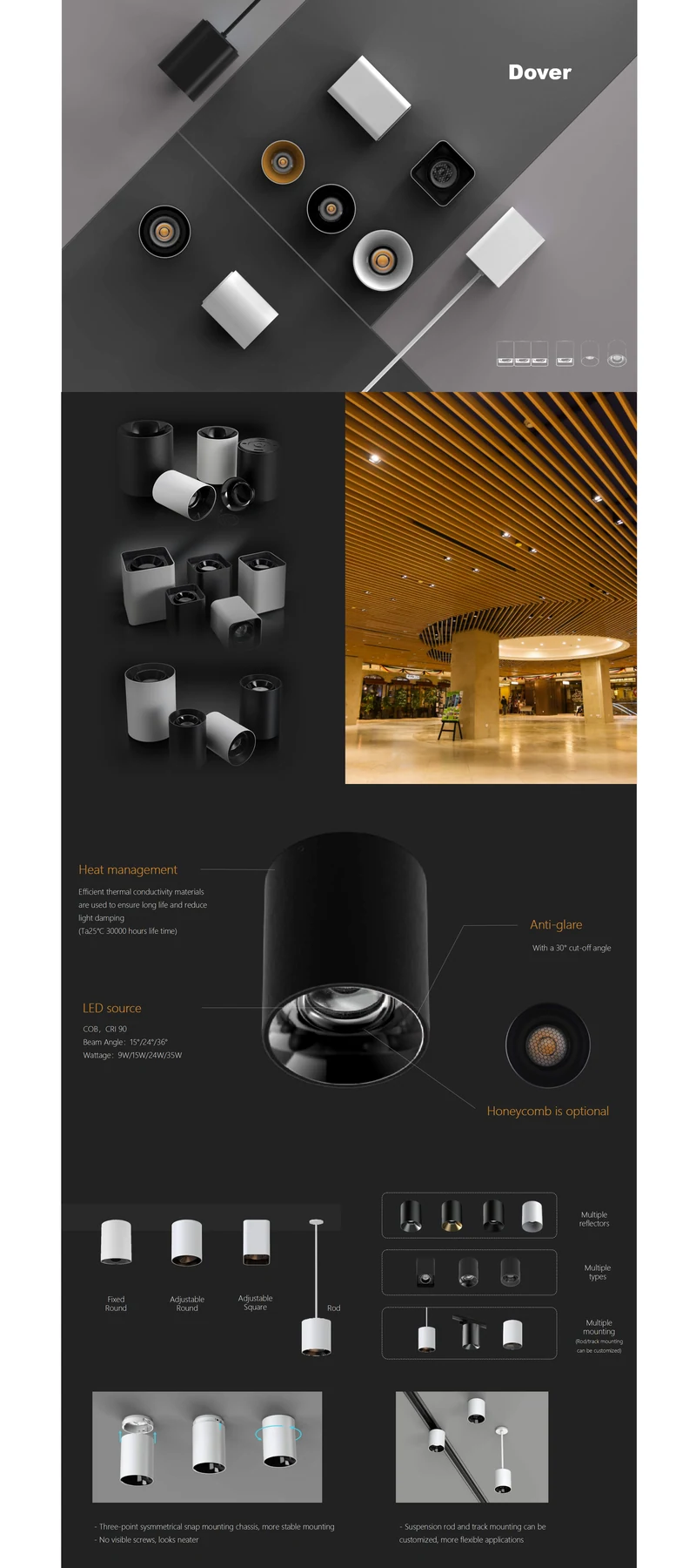 Dover Adjustable/Round — дэлгэрэнгүй зураг